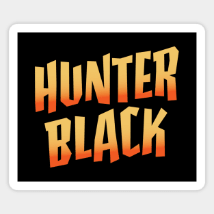 Hunter Black Logo Magnet